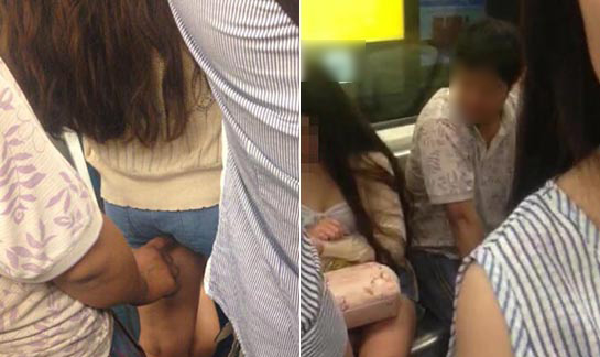 【痴漢エロ】電車でガチのチカン被害に遭ってる女の子が撮影される・・・（画像あり）・111枚目